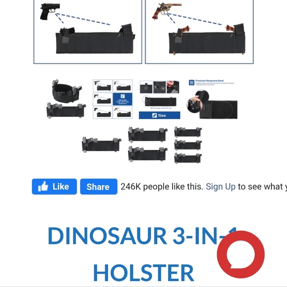 Waist gun undershirt belts - Picture 9 of 9